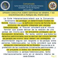 CIDH : PERÚ Matrimonio para todos incluida comunidad LGBT ? (I)